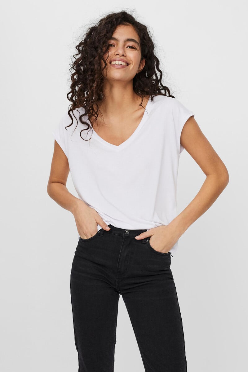 Cortefiel Camiseta Fluida