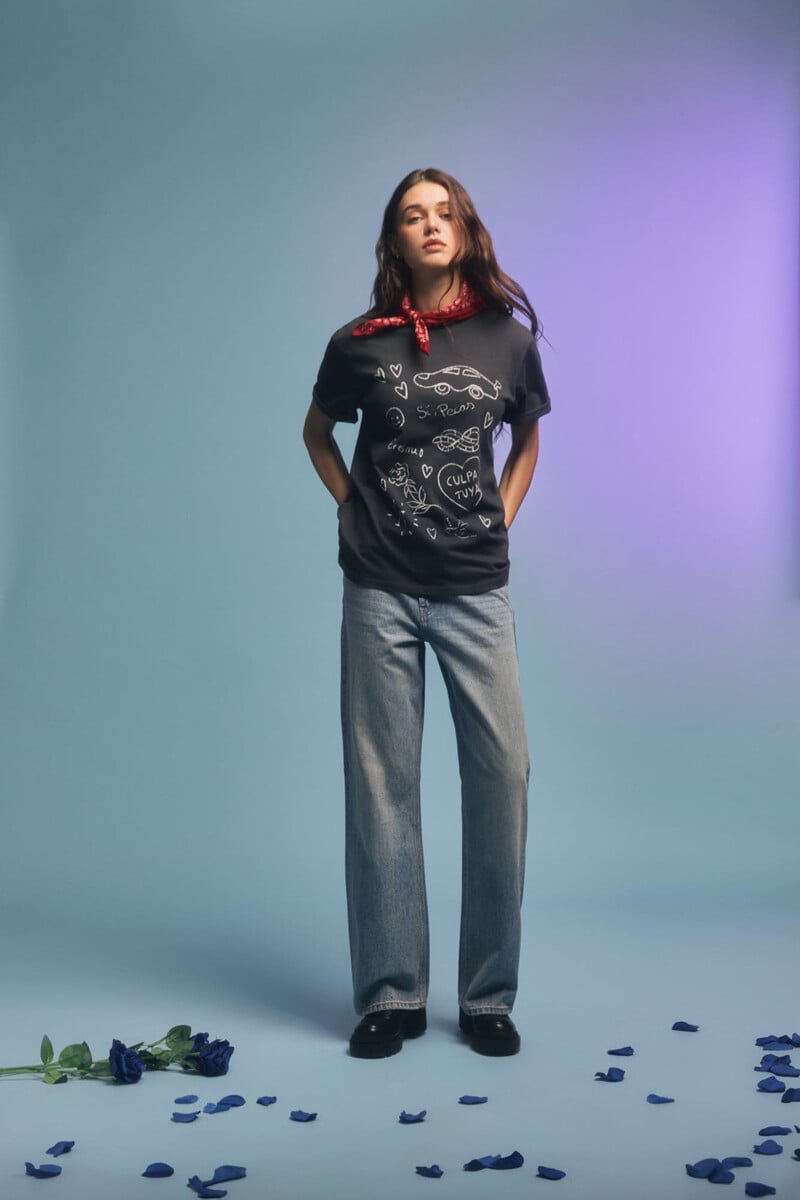 Cortefiel Camiseta Gráfica