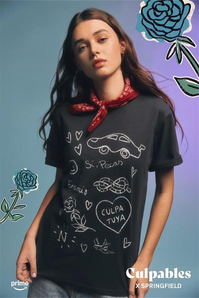 Cortefiel Camiseta gráfica