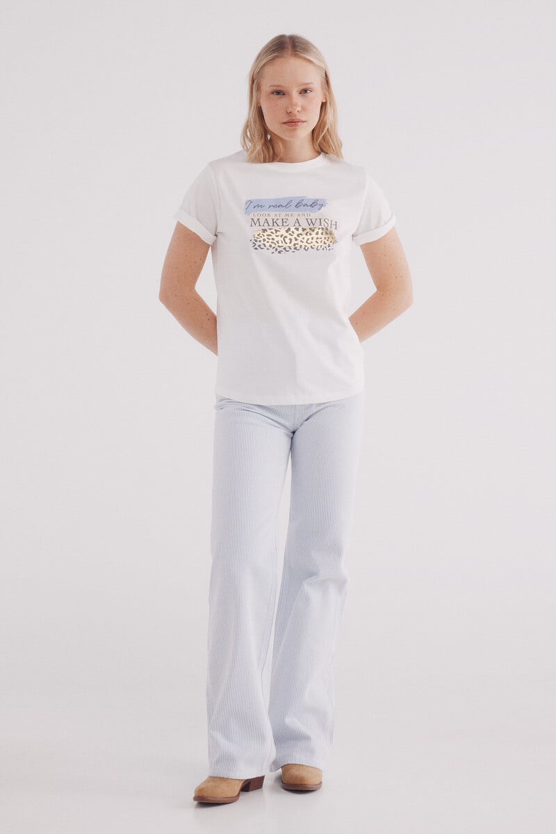 Cortefiel Camiseta "I´m Real Baby…"