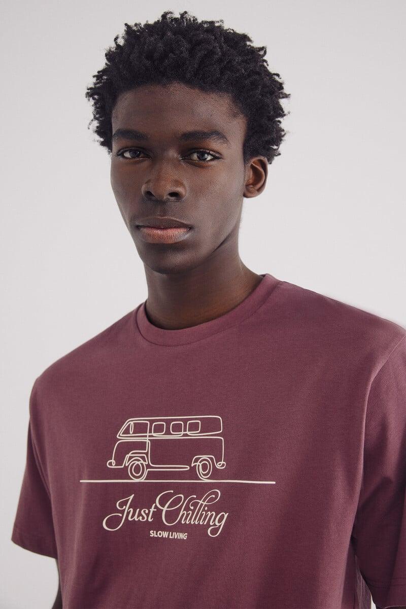 Cortefiel Camiseta Just Chilling