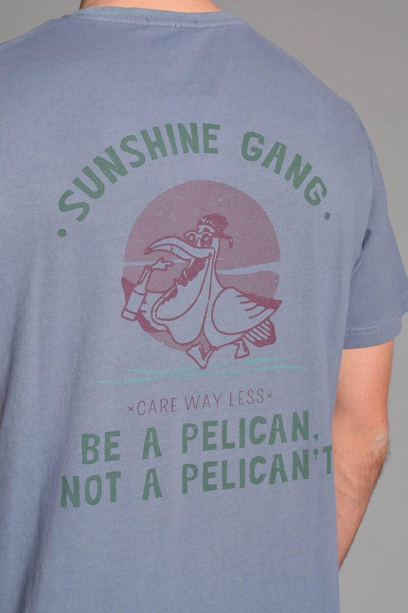 Cortefiel Camiseta Lavada Sunshine Gang