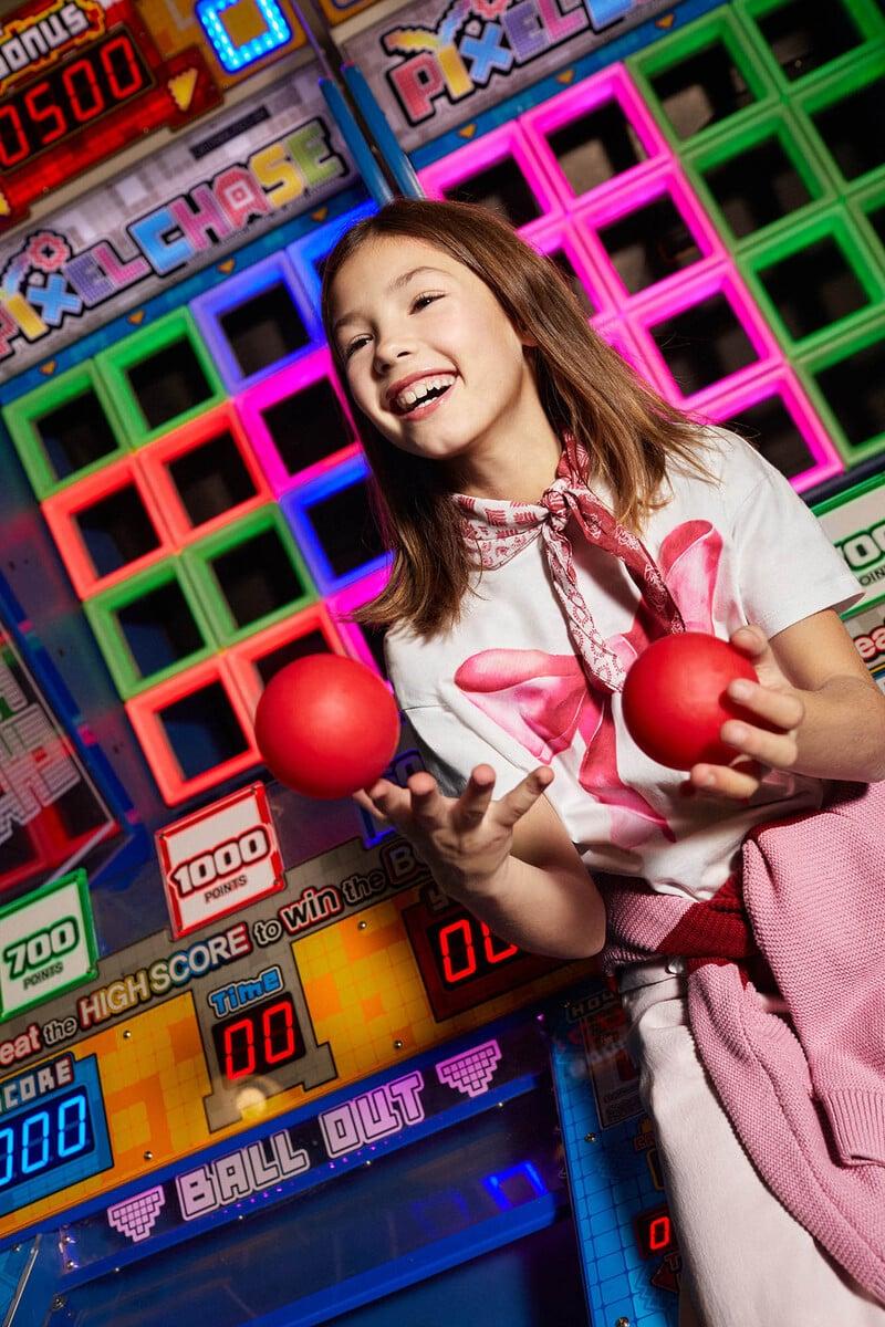 Cortefiel Camiseta Lazo Niña