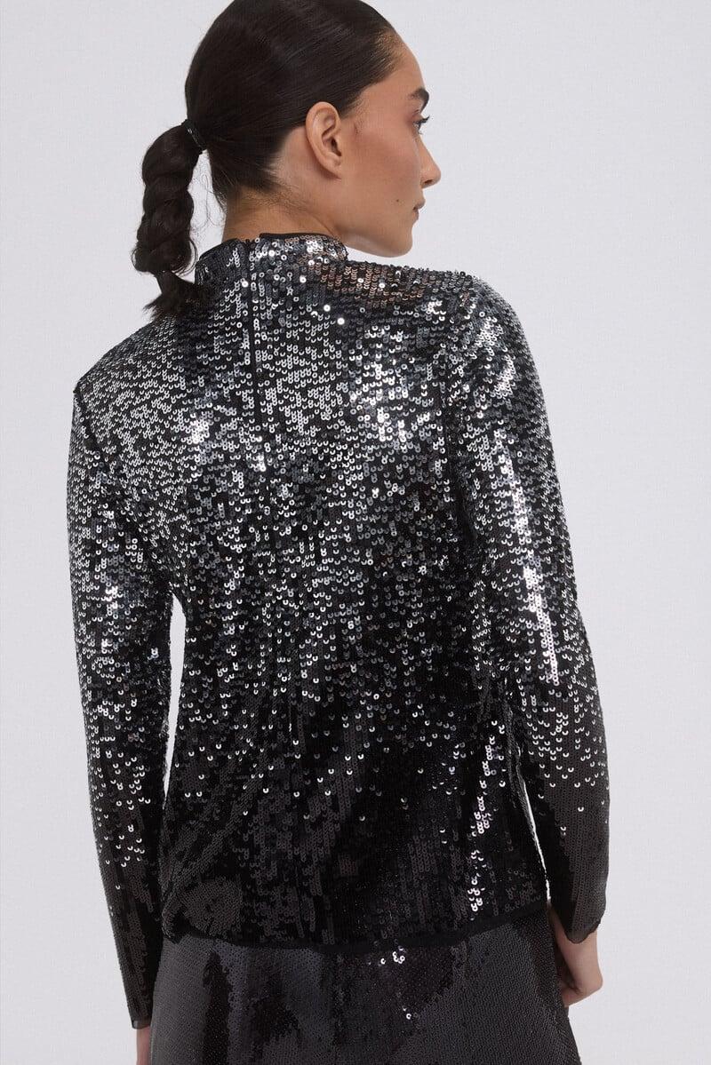 Cortefiel Camiseta Lentejuelas