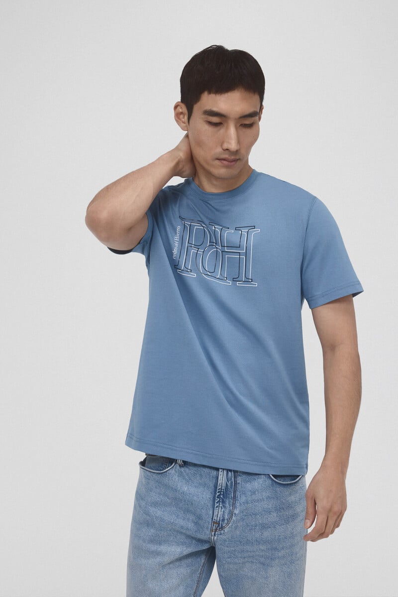 Cortefiel Camiseta Logo Grande