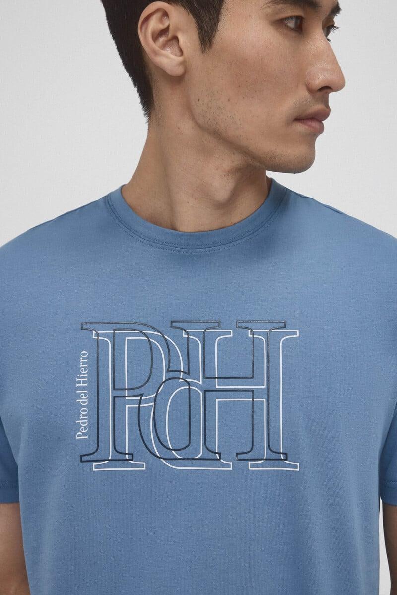 Cortefiel Camiseta Logo Grande