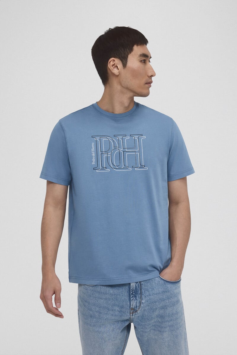 Cortefiel Camiseta logo grande