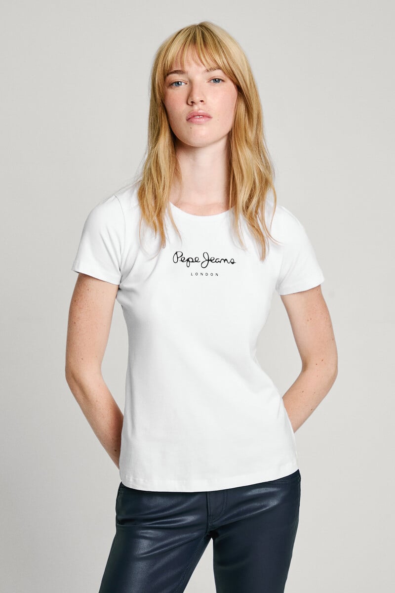 Cortefiel Camiseta logo New Virginia