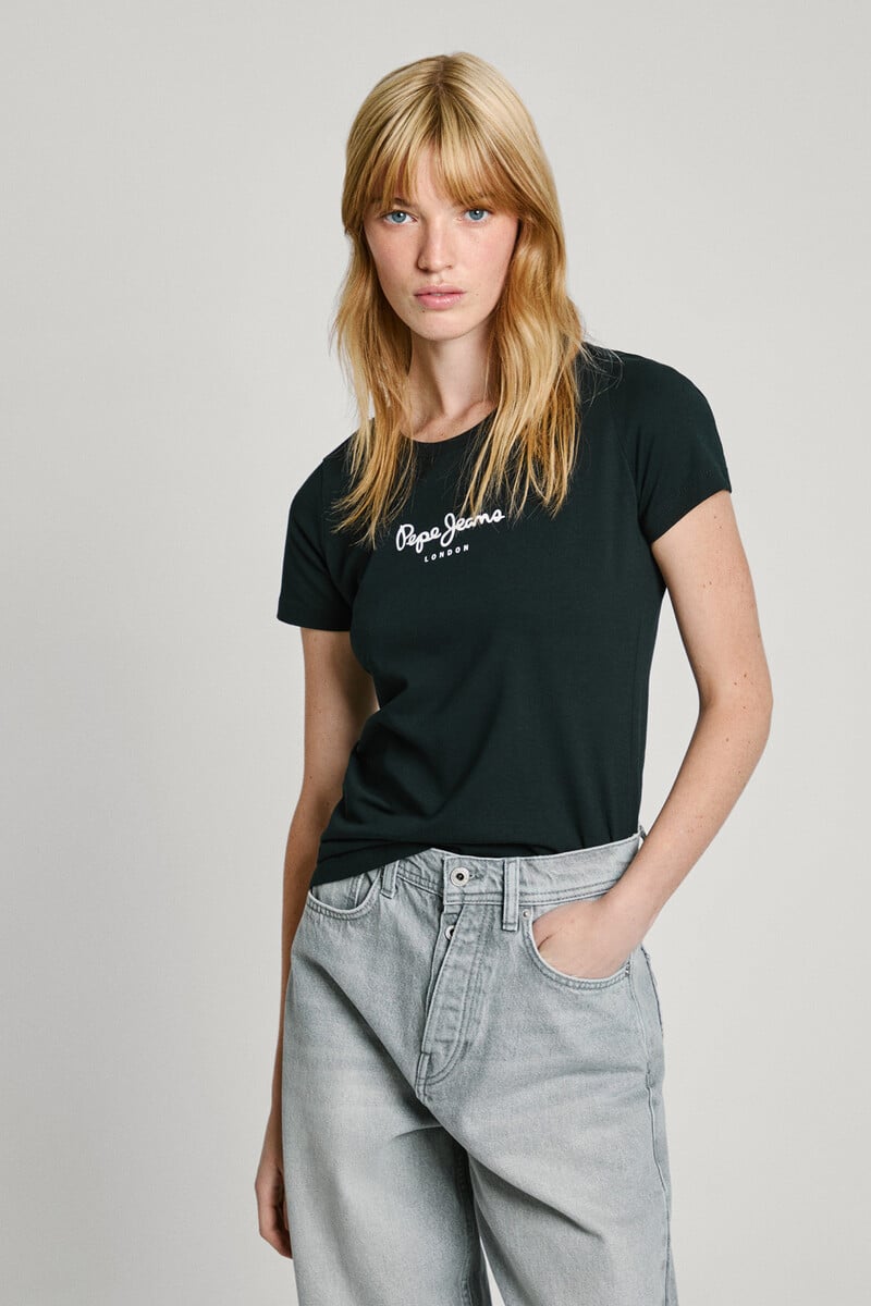 Cortefiel Camiseta logo New Virginia
