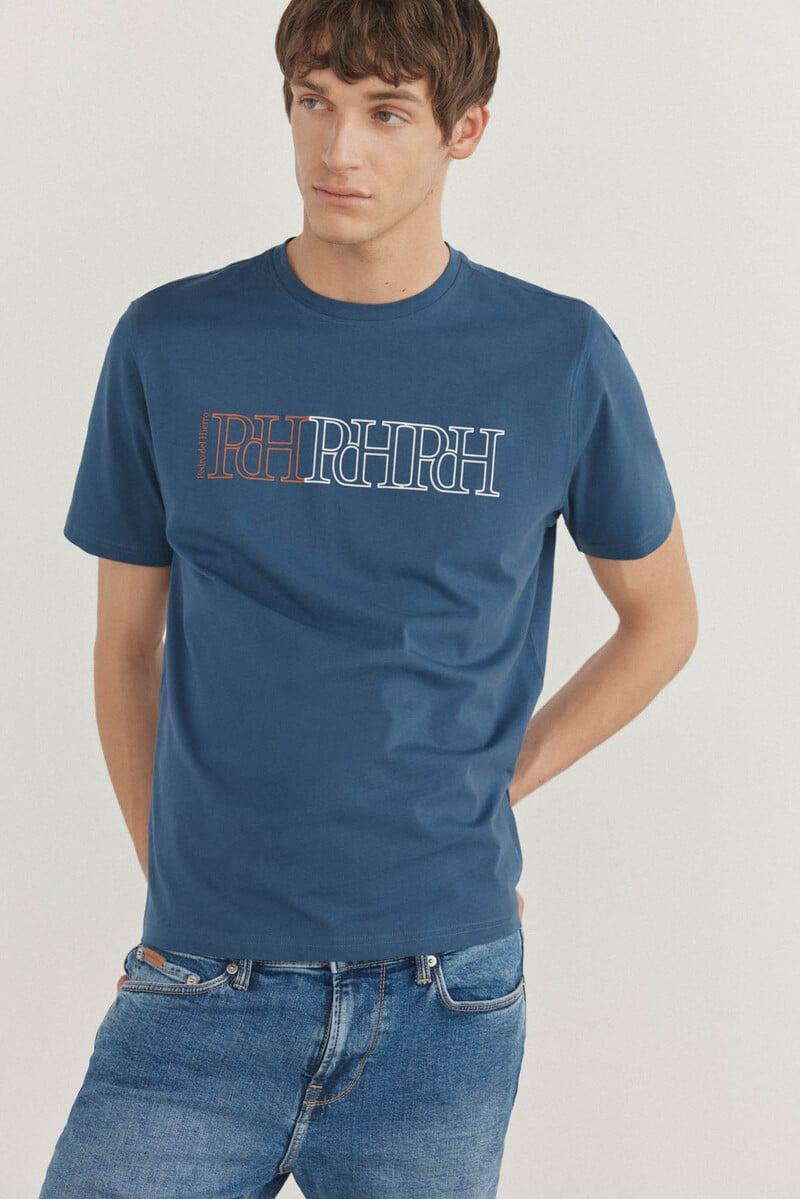 Cortefiel Camiseta Logos Estampados