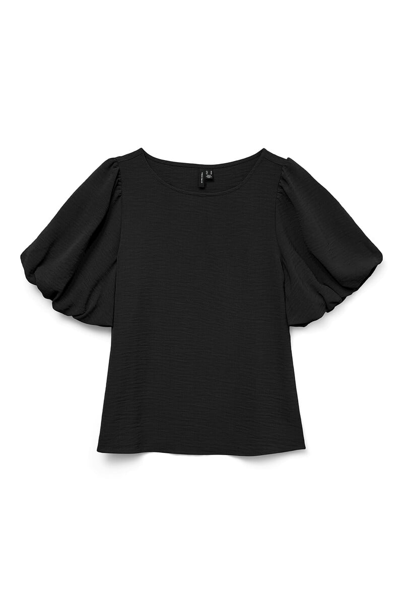 Cortefiel Camiseta manga abullonada