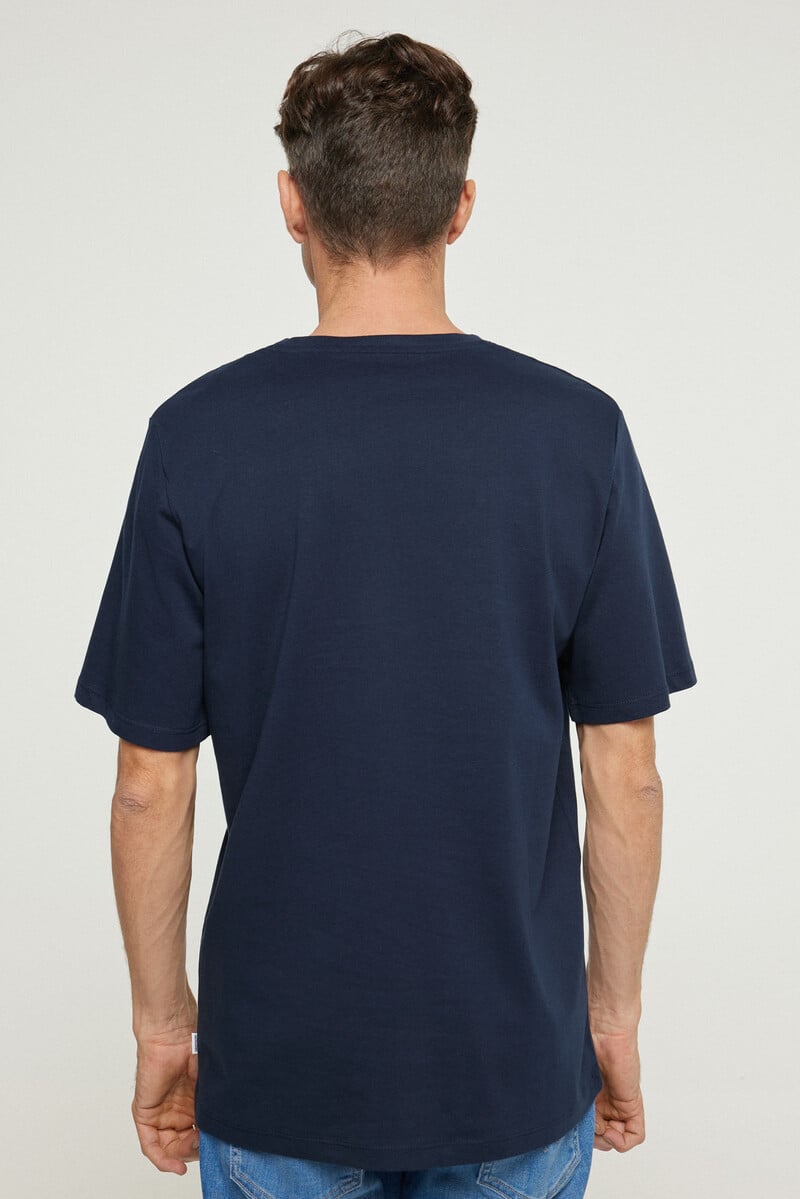 Cortefiel Camiseta Manga Corta Algodón Orgánico