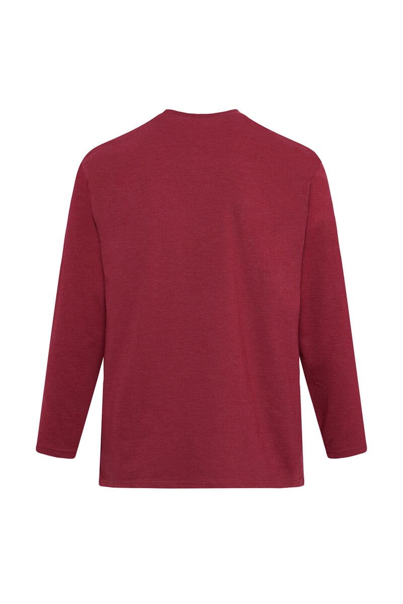 Cortefiel Camiseta Manga Larga Granate