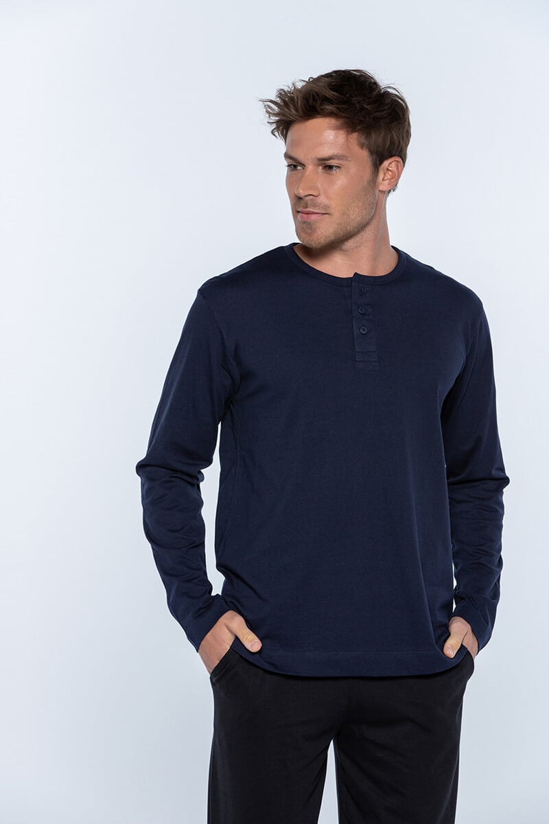 Cortefiel Camiseta Manga Larga Hombre