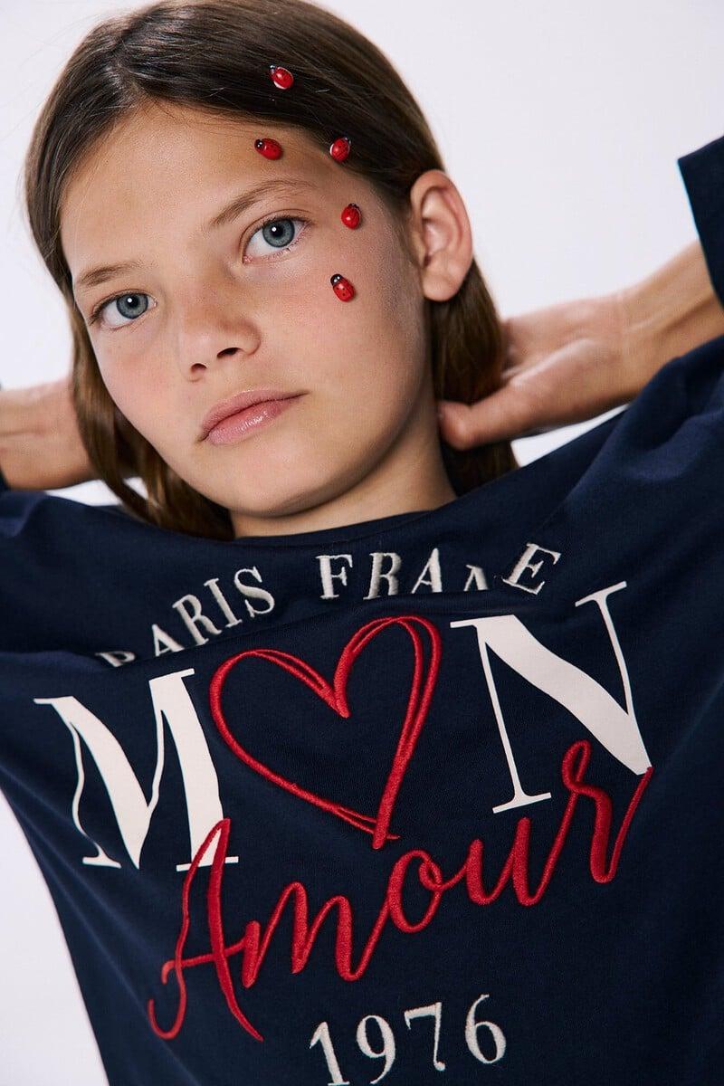 Cortefiel Camiseta Mon Amour Niña