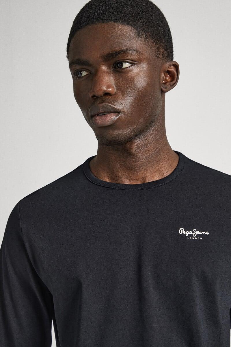Cortefiel Camiseta Original Basic Manga Larga