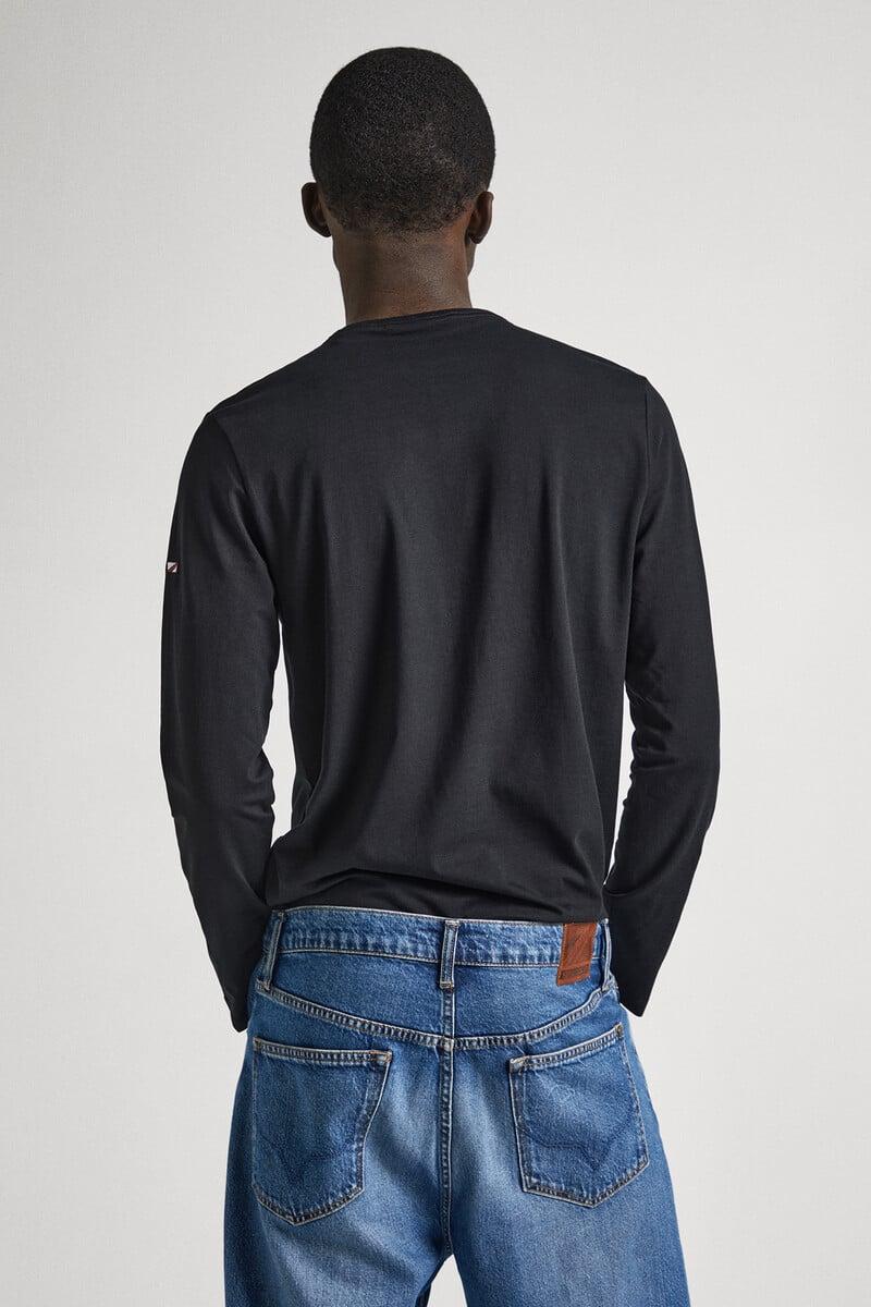 Cortefiel Camiseta Original Basic Manga Larga