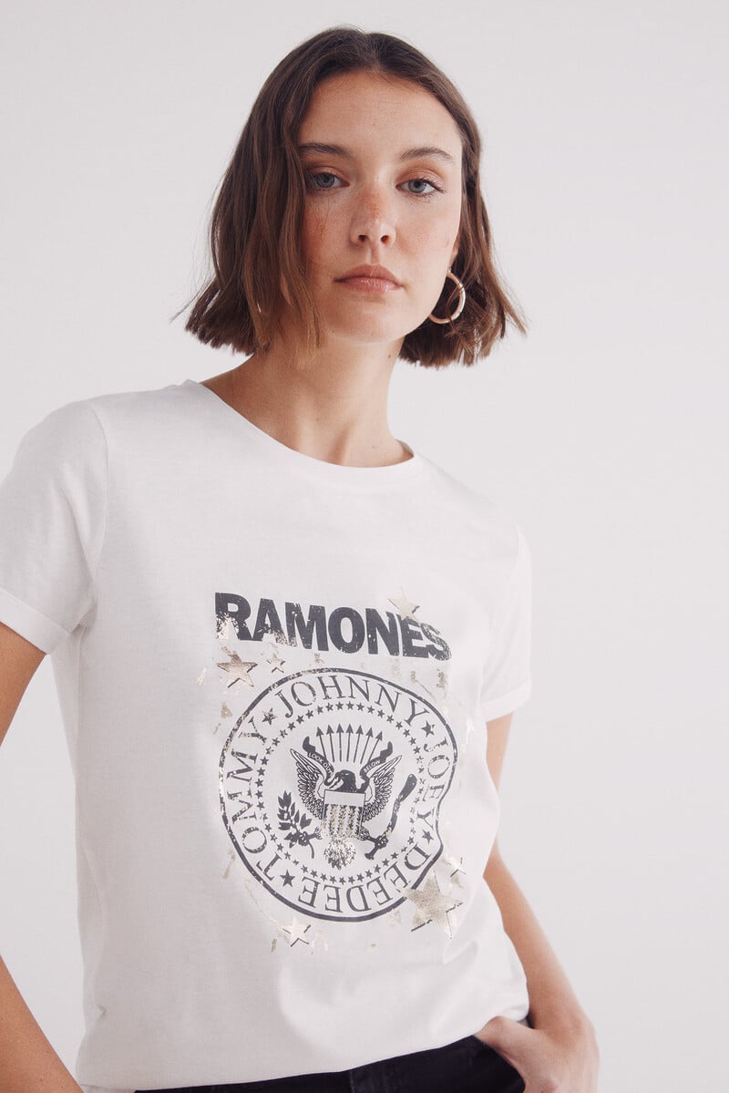 Cortefiel Camiseta "Ramones"