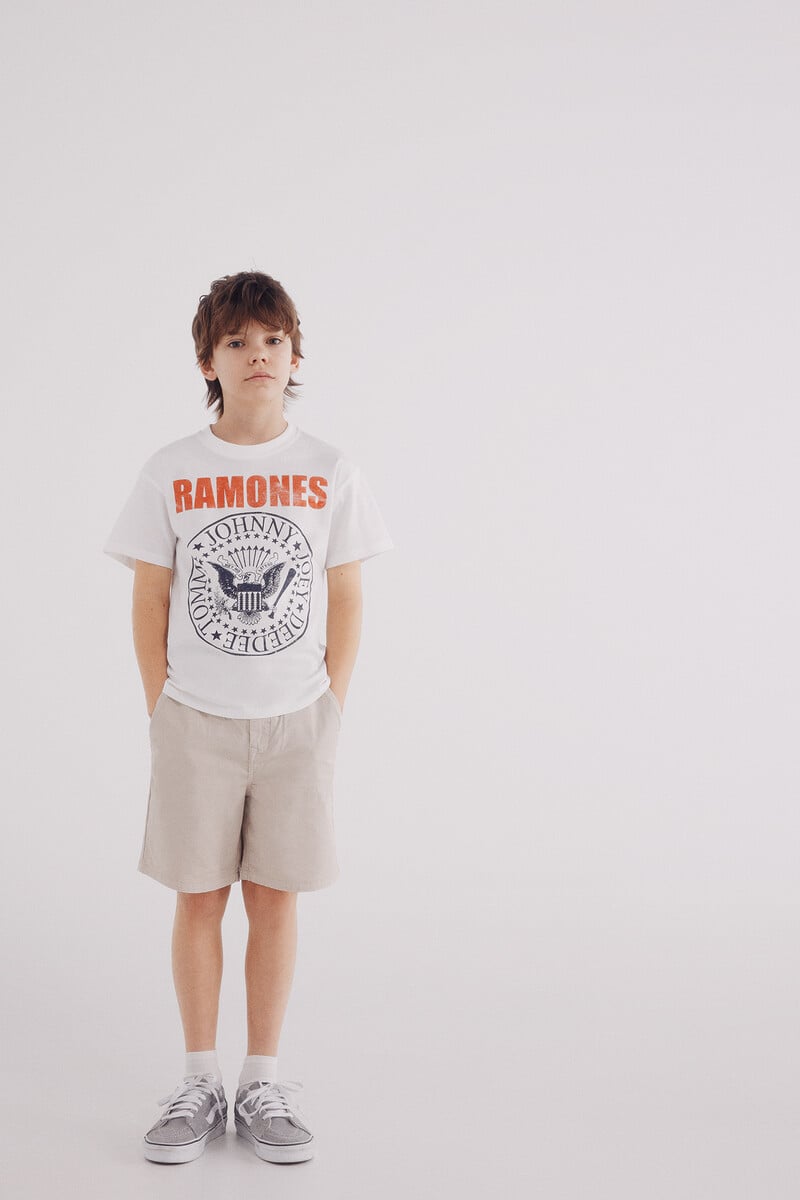 Cortefiel Camiseta Ramones Niño