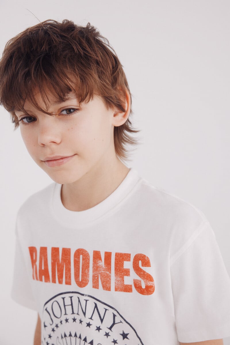 Cortefiel Camiseta Ramones Niño