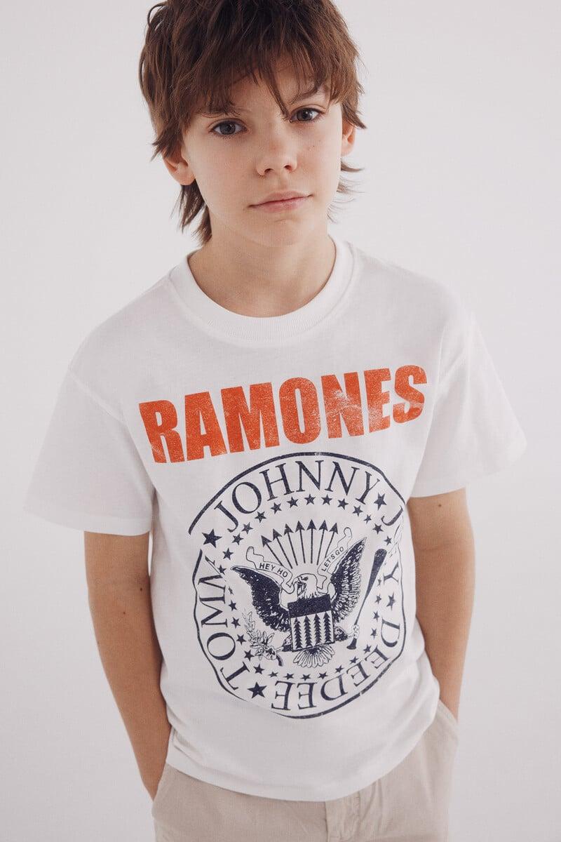 Cortefiel Camiseta Ramones niño