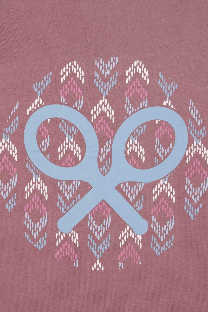 Cortefiel Camiseta Raqueta Circulo Etnico