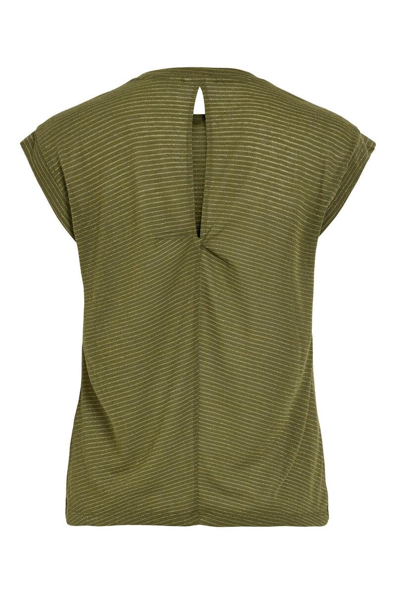 Cortefiel Camiseta Rayas Lúrex