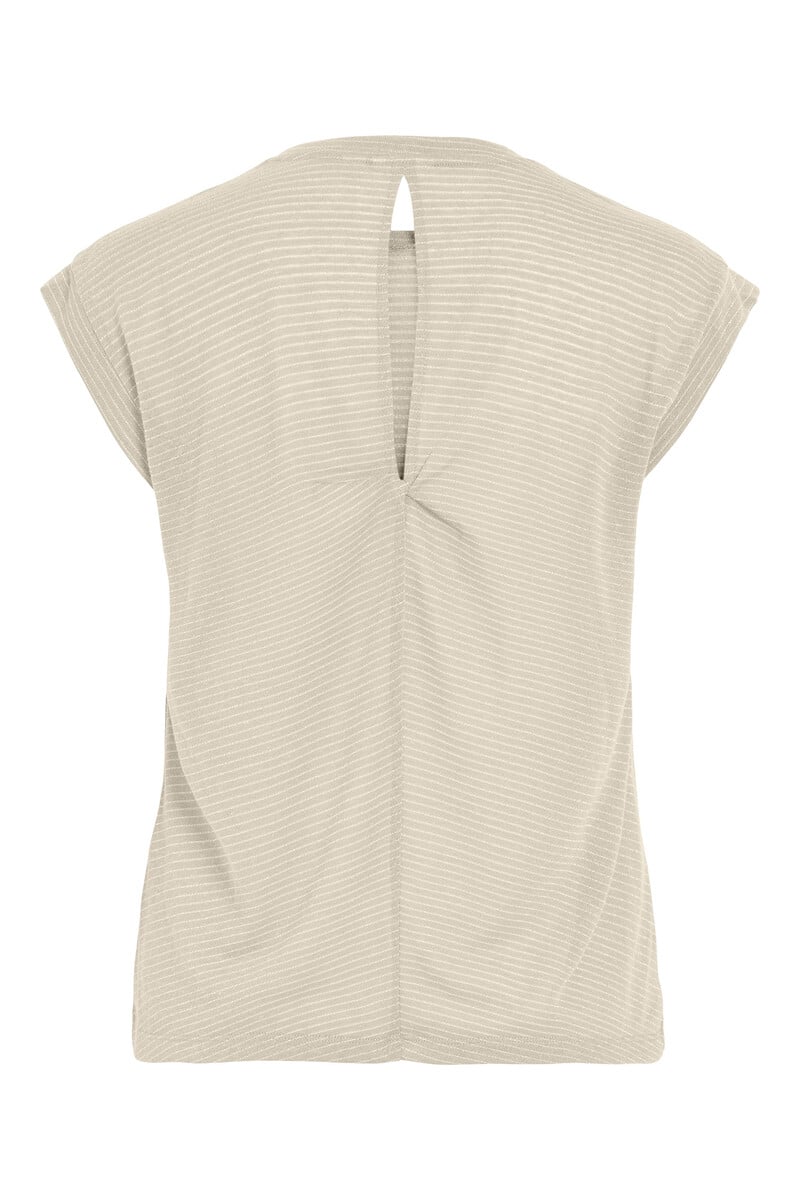 Cortefiel Camiseta Rayas Lúrex