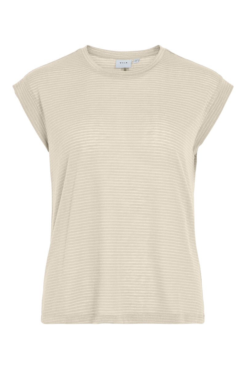 Cortefiel Camiseta Rayas lúrex