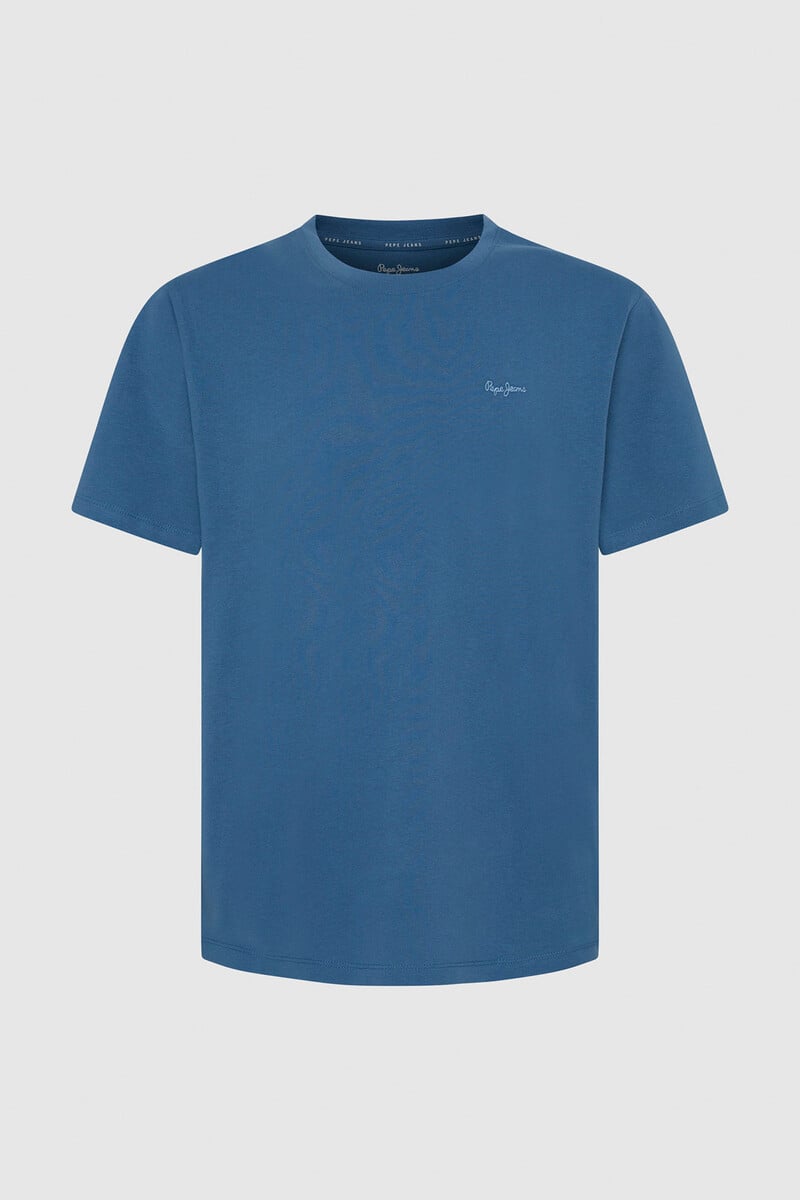 Cortefiel Camiseta Regular Con Logo Bordado