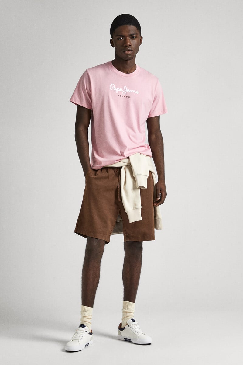 Cortefiel Camiseta Regular De Manga Corta