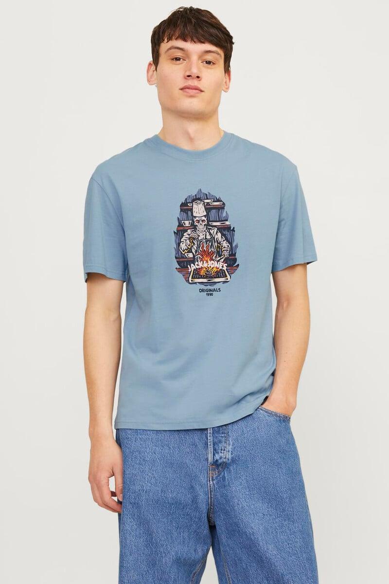 Cortefiel Camiseta Regular Fit Skull