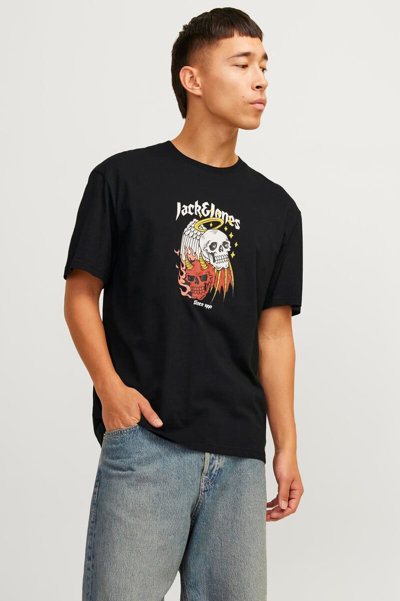 Cortefiel Camiseta regular fit Skull