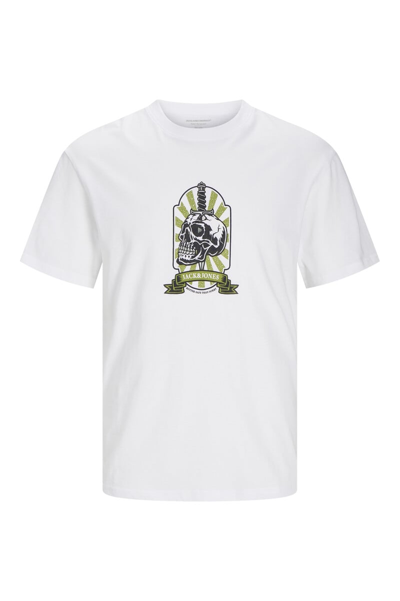 Cortefiel Camiseta regular fit Skull