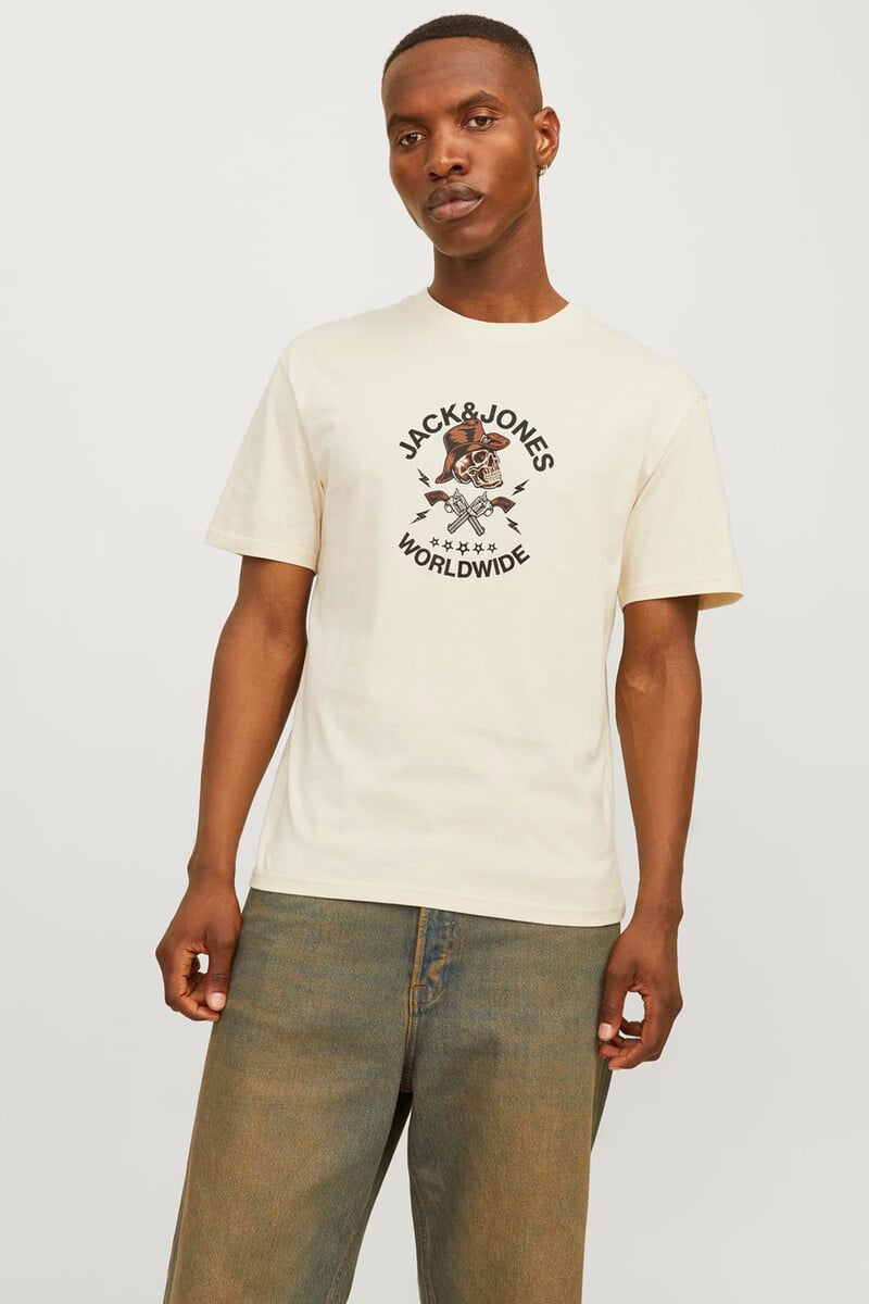 Cortefiel Camiseta Regular Fit Skull
