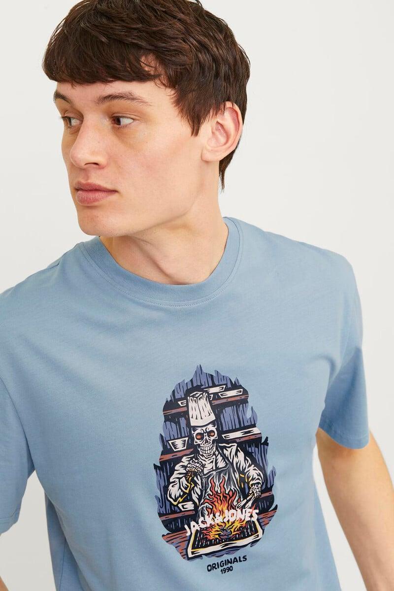 Cortefiel Camiseta regular fit Skull