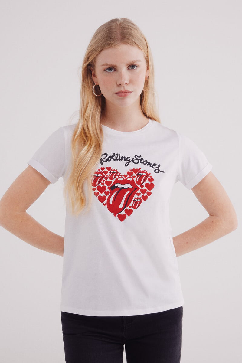 Cortefiel Camiseta "Rolling Stones"