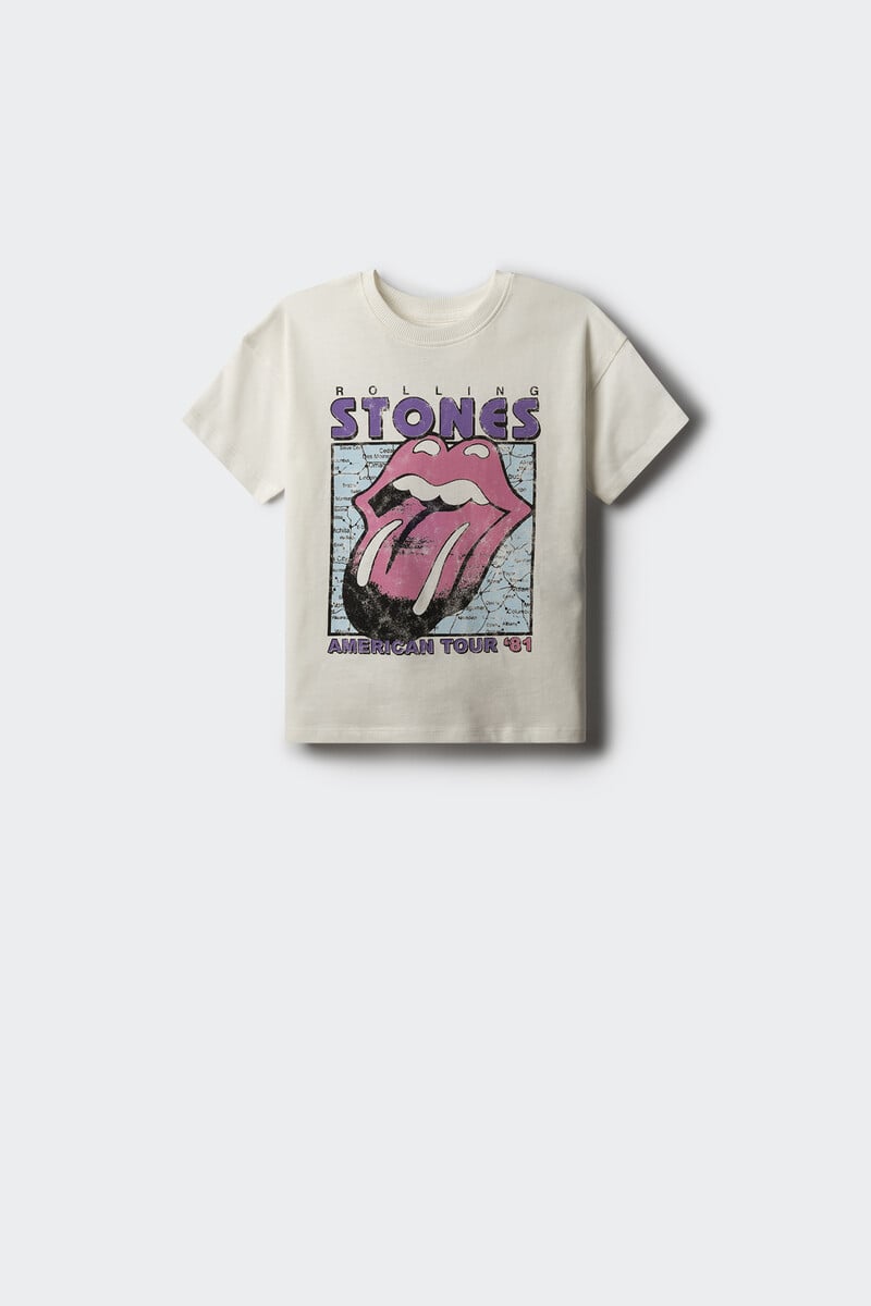 Cortefiel Camiseta Rolling Stones niña