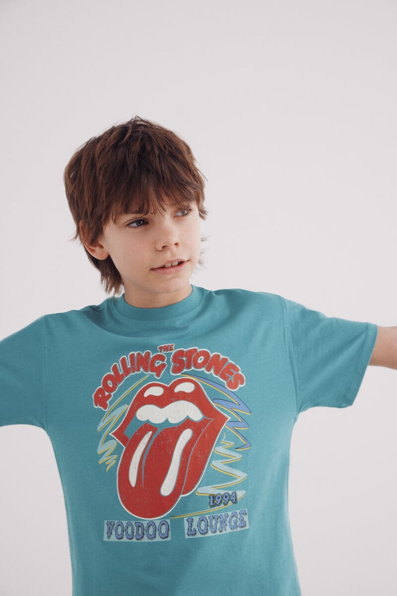 Cortefiel Camiseta Rolling Stones niño