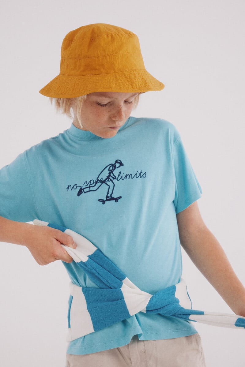 Cortefiel Camiseta Skater Niño