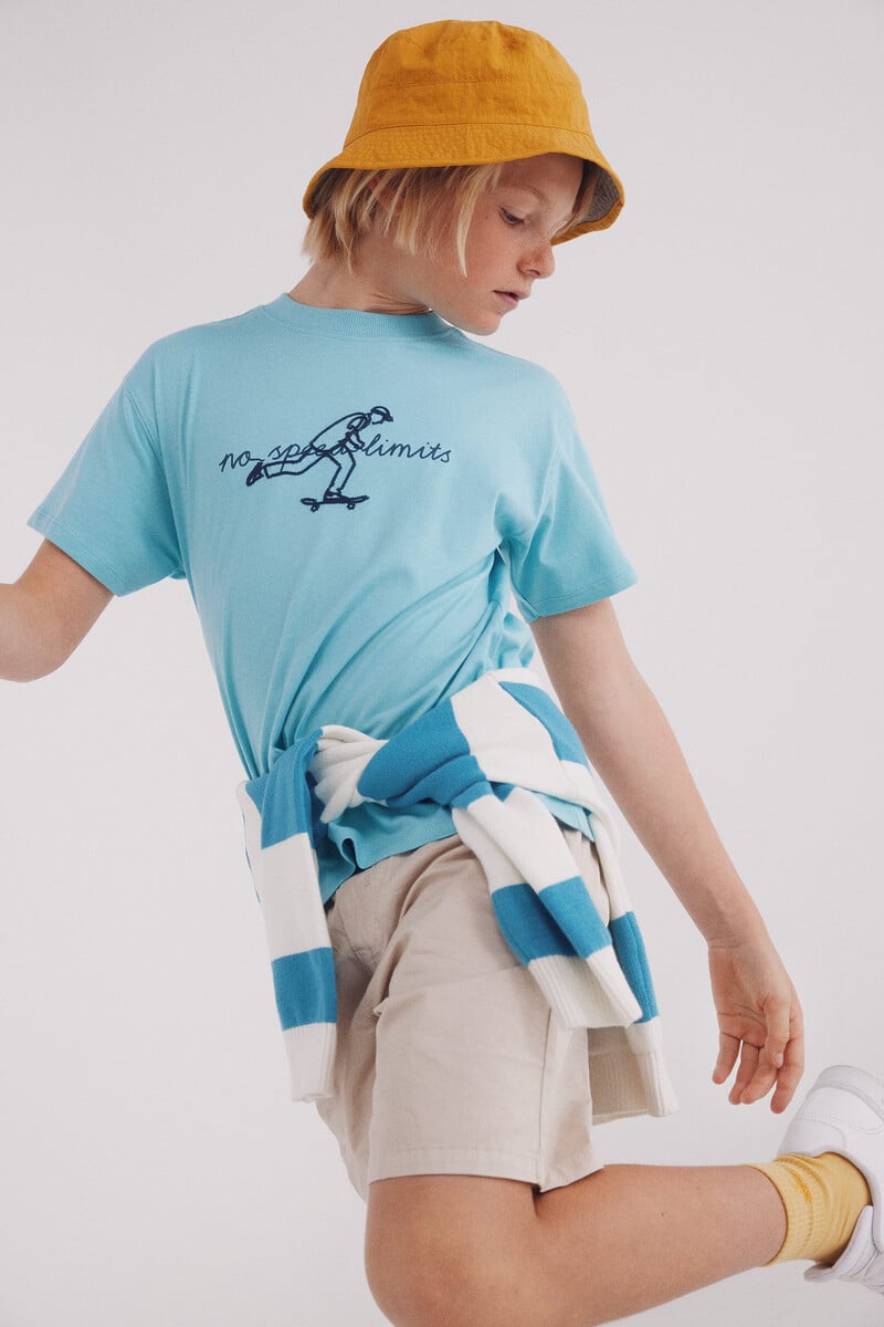 Cortefiel Camiseta Skater niño