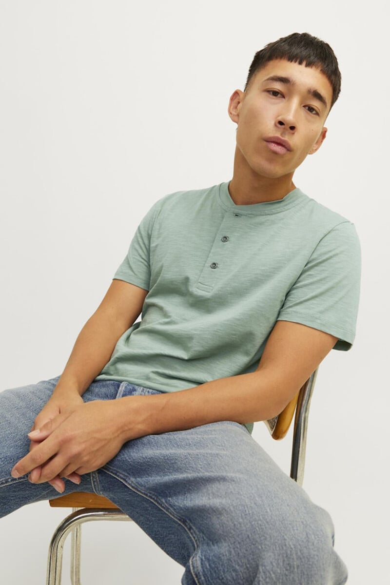 Cortefiel Camiseta Slim Fit Botones