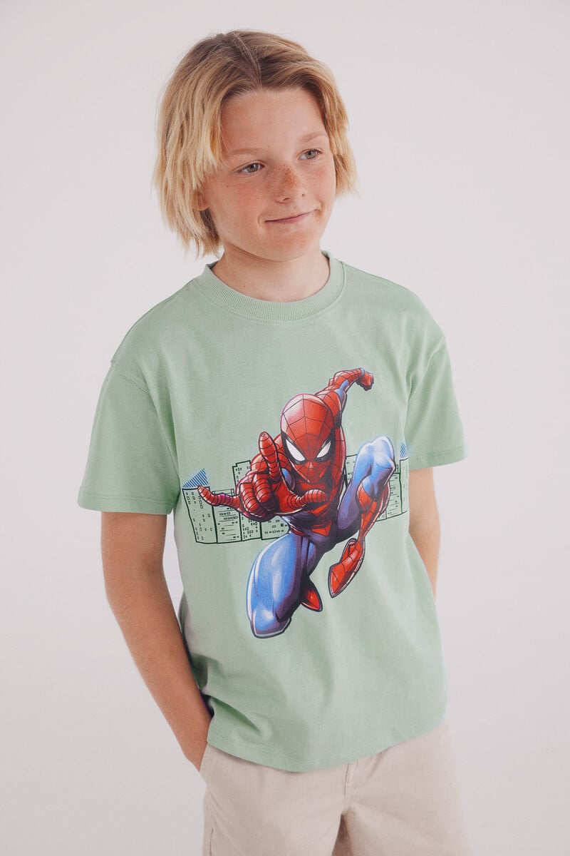 Cortefiel Camiseta Spiderman Niño