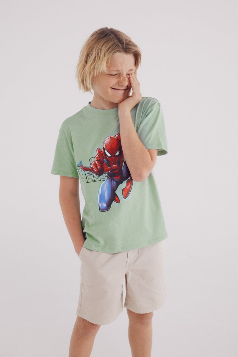 Cortefiel Camiseta Spiderman Niño