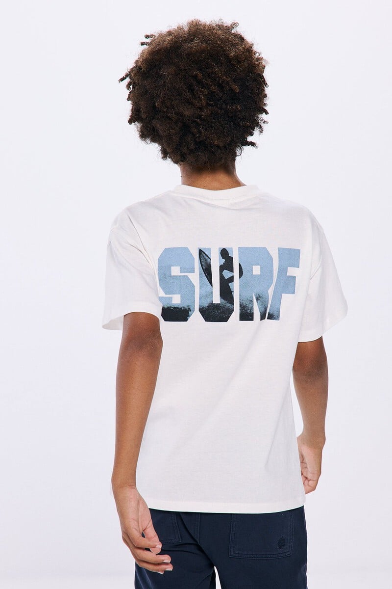 Cortefiel Camiseta Surf Niño