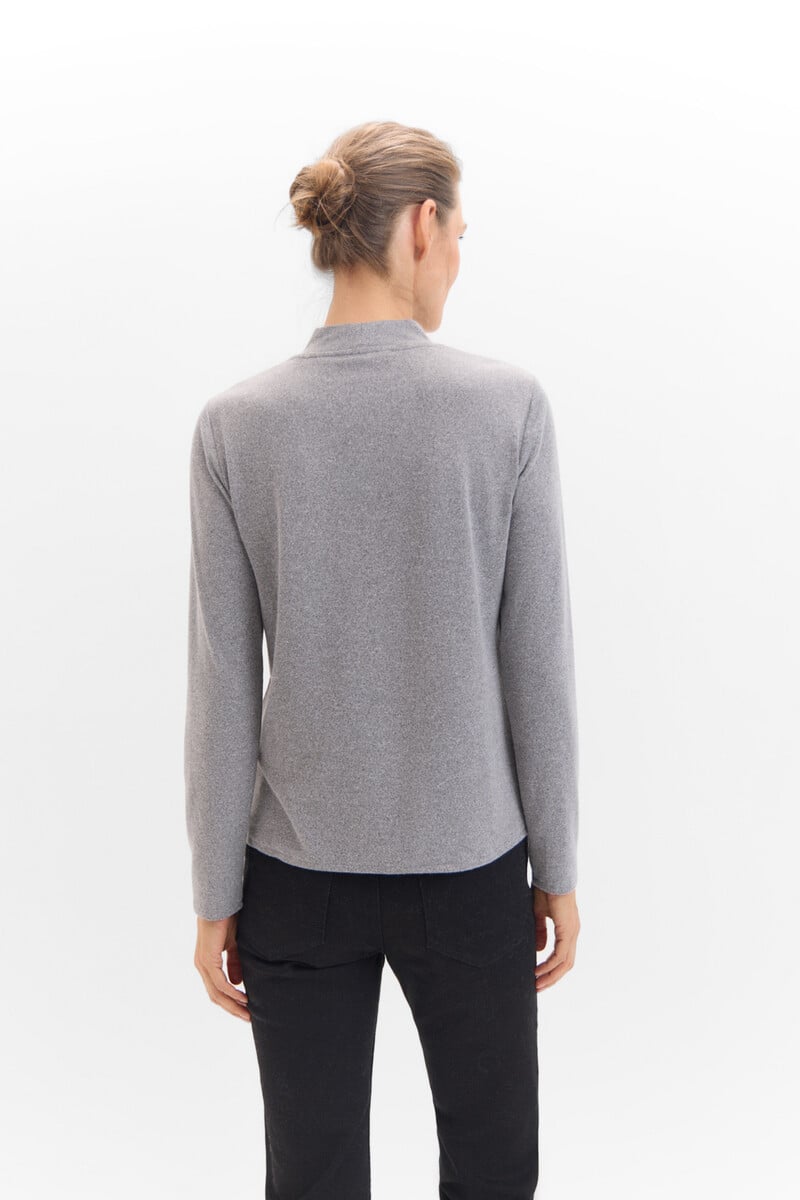 Cortefiel Camiseta Tacto Suave Strass