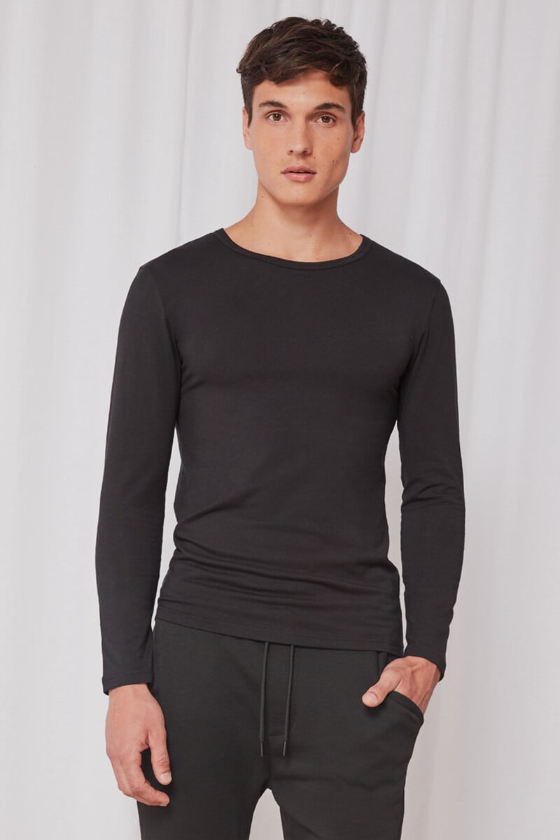 Cortefiel Camiseta Térmica Manga Larga Hombre