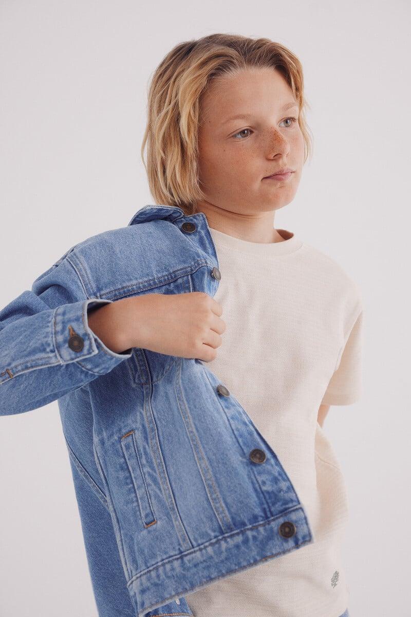 Cortefiel Camiseta Textura Niño