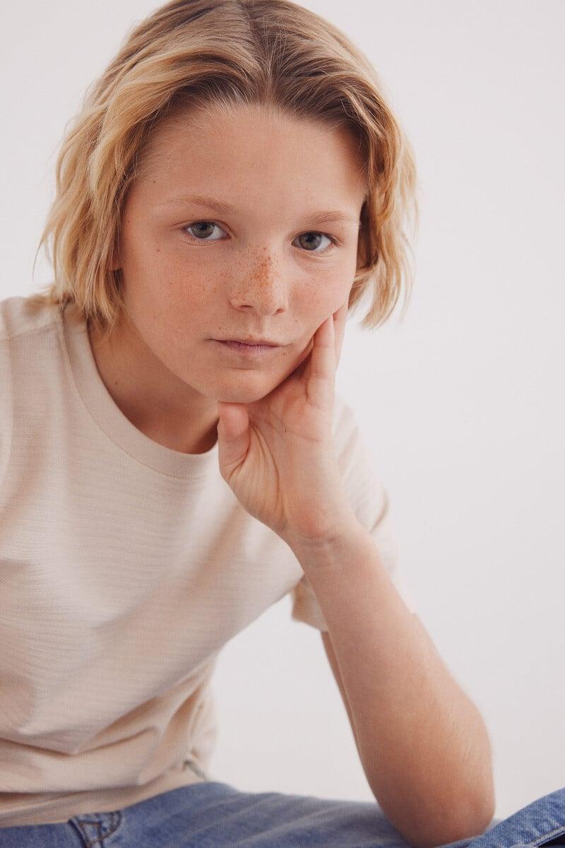 Cortefiel Camiseta Textura Niño