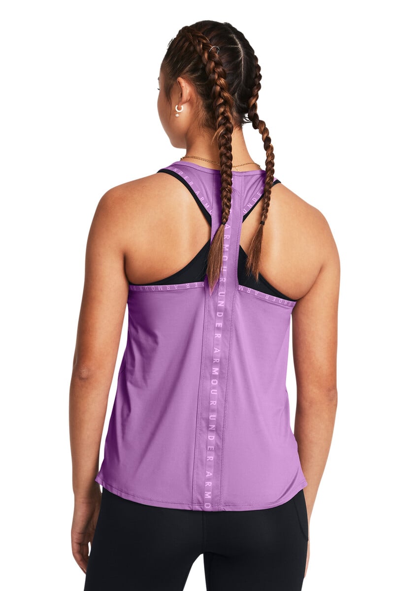 Cortefiel Camiseta Tirantes Púrpura